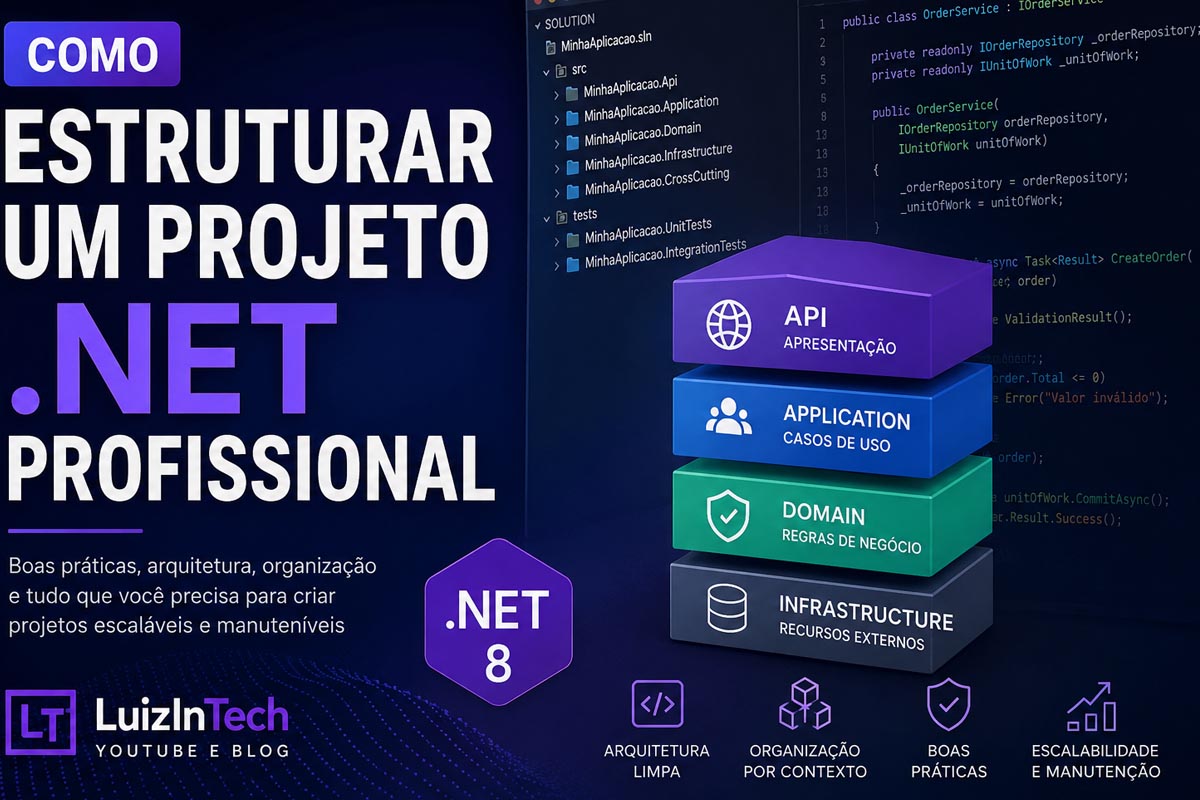 Como estruturar um projeto .NET profissional